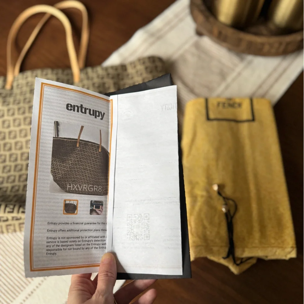 Fendi Signature Brown and Tan Tote - Picture 10 of 11
